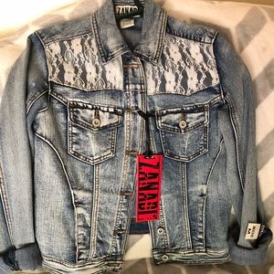 Zanadi Lace Front Jean Jacket